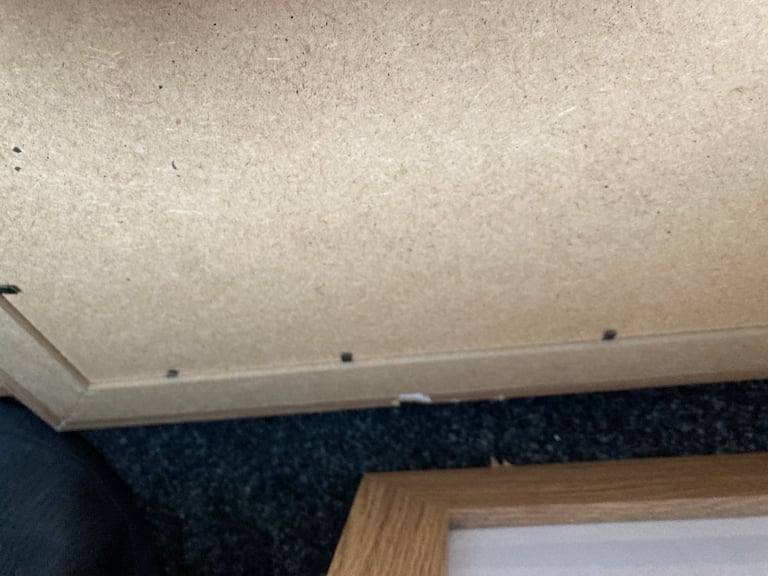 4 large wooden picture frames 