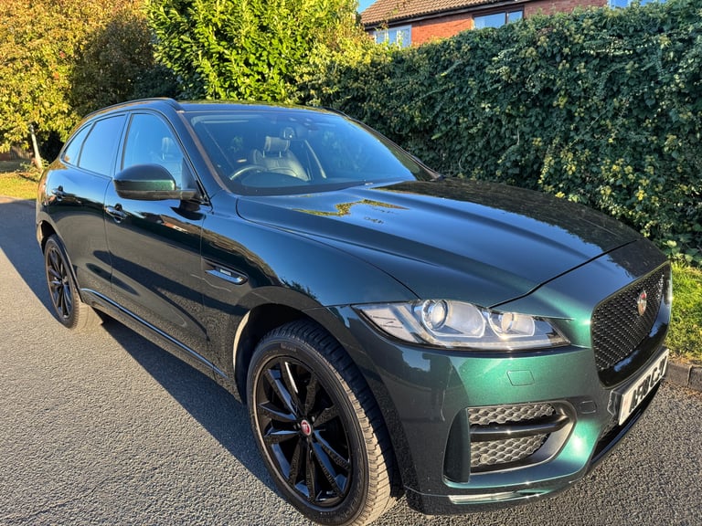 A rare British Racing Green 2018 Jaguar F-Pace D240 R-Sport with 12 months' MOT
