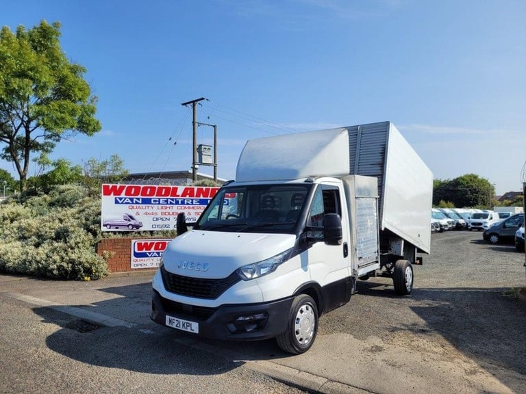 2021 ON 21 PLATE IVECO DAILY 35S14 2300CC 135BHP LWB HIGHSIDE TIPPER PICKUP ULEZ
