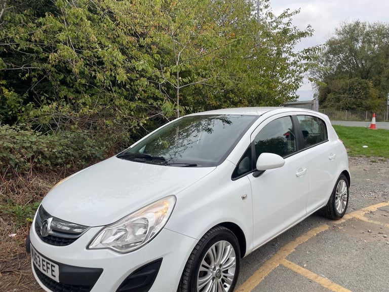 VAUXHALL CORSA 1.3 CDTI EXCLUSIVE E/F 63 REG WHITE 5 DOOR 11 MONTHS MOT TAX £35 60+MPG