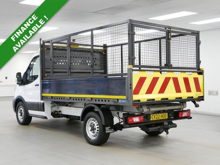 2022 TRANSIT 350 2.0 EBL 130 BHP L2 LEADER CAGED TIPPER ( REAR SWING BOARD ! )