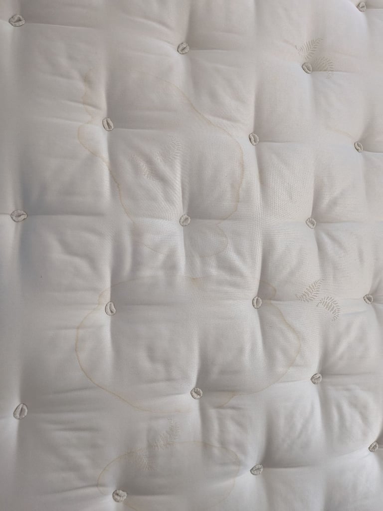 Double Bed with Laura Ashley velvet headboard