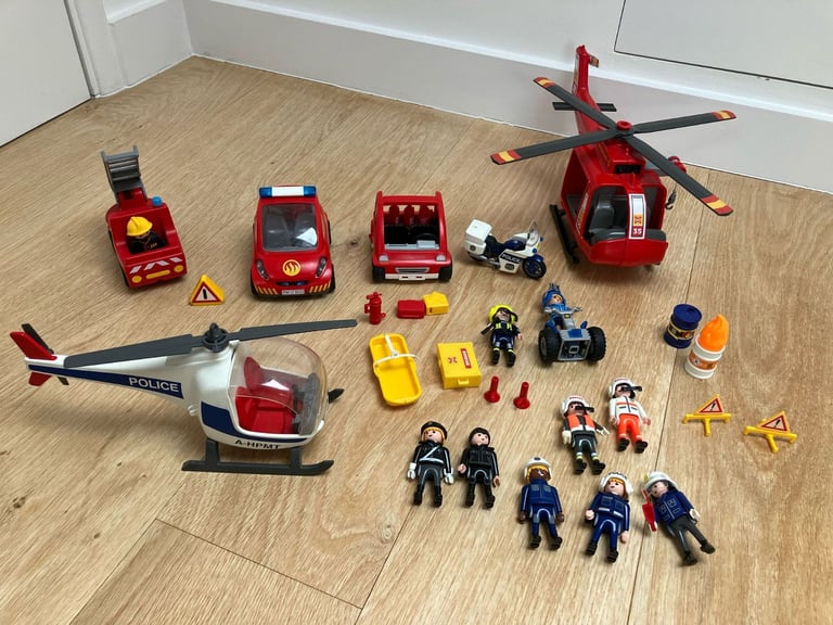 Playmobil _ Large set- Police and Firefighter set
