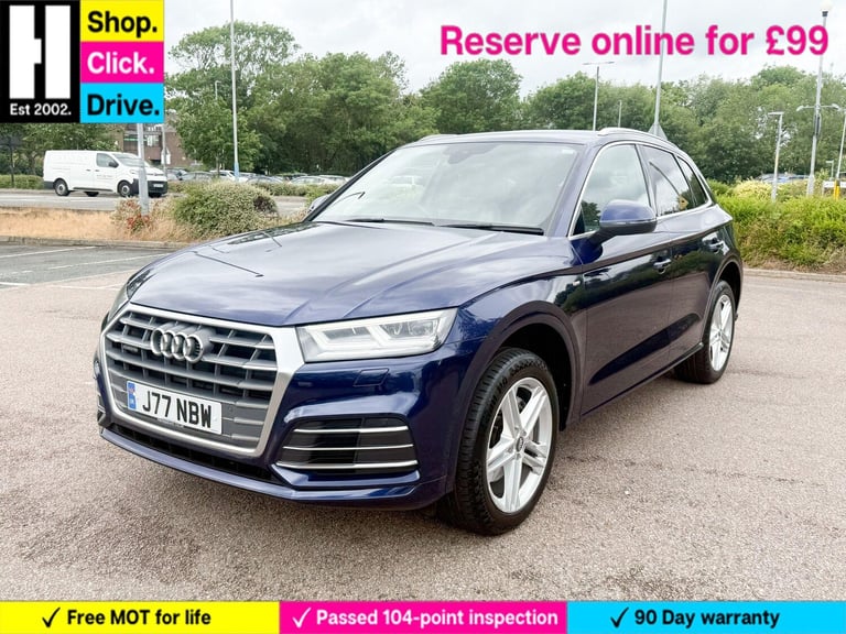 2017 Audi Q5 2.0 TFSI S line S Tronic quattro Euro 6 (s/s) 5dr ESTATE Petrol Automatic