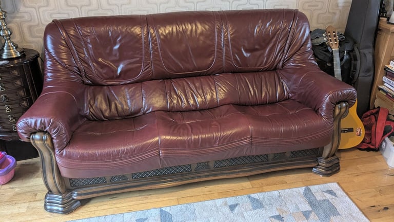 Leather sofa