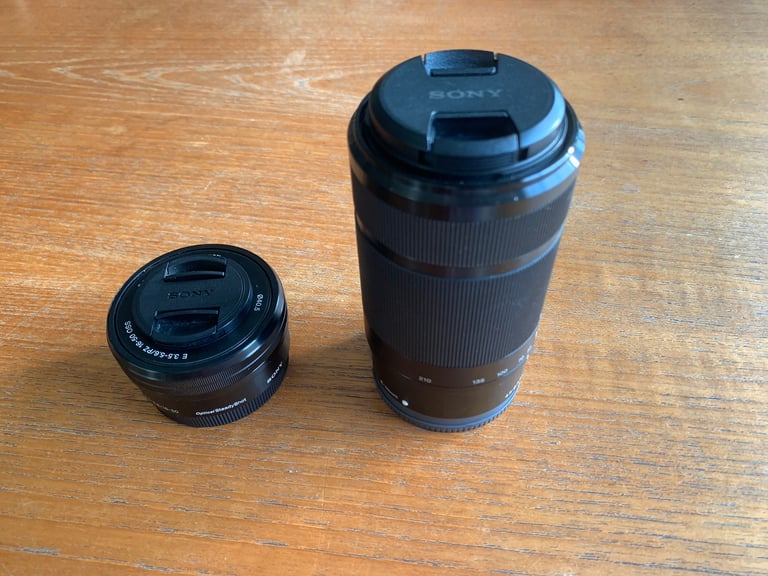 Sony E mount lenses (separate or together)