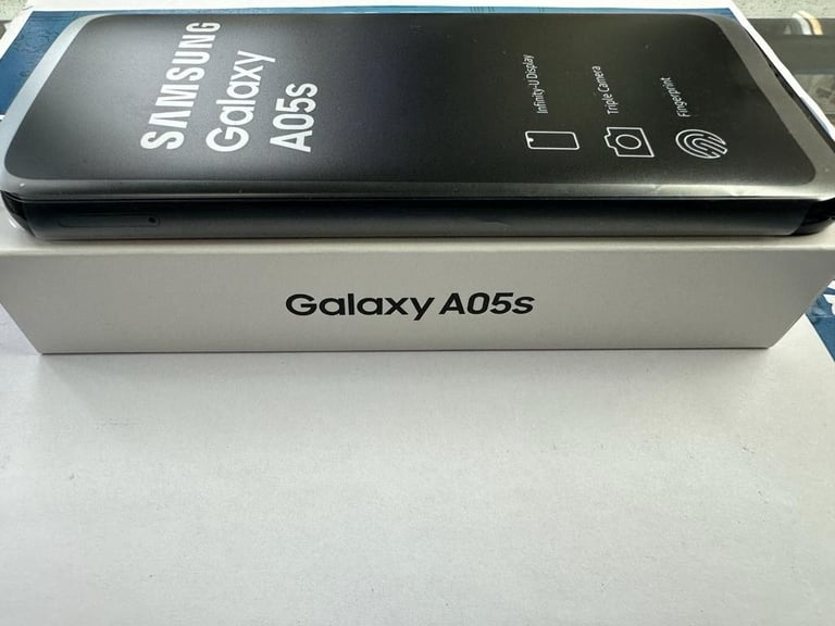 Brand New Samsung Galaxy A05S 4G 128GB Storage 4GB RAM Dual Sim Black Unlocked Latest Android