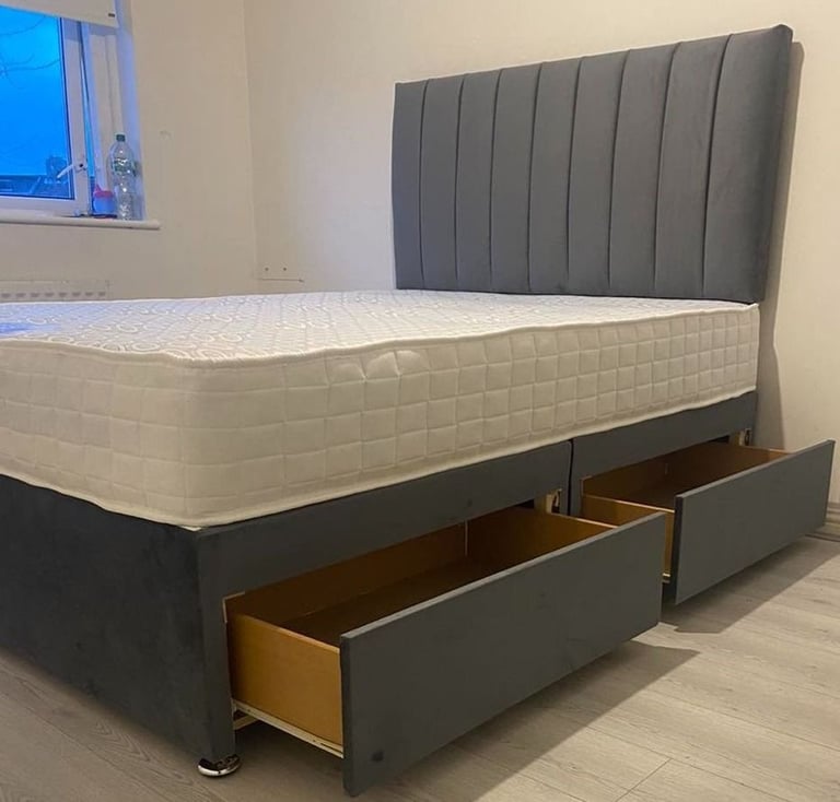 ** Double Divan Bed – Awesome Price, Cheap Beds, Optional Mattress, October Sale **