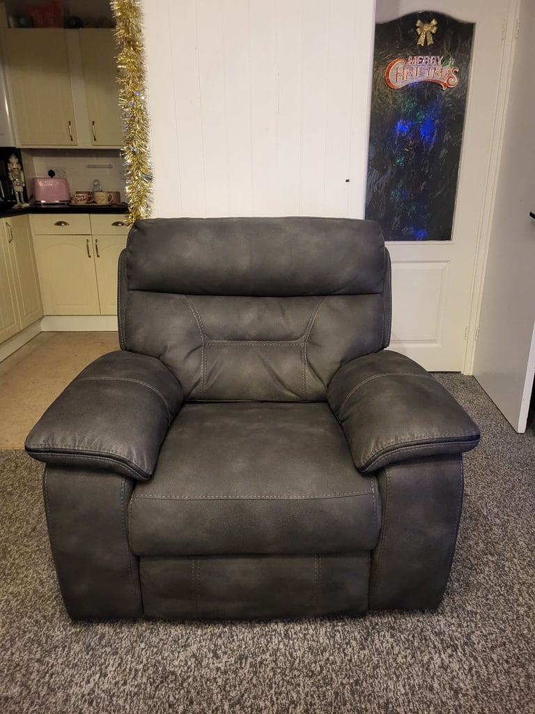 DFS Electric Recliner Sofa and Chair