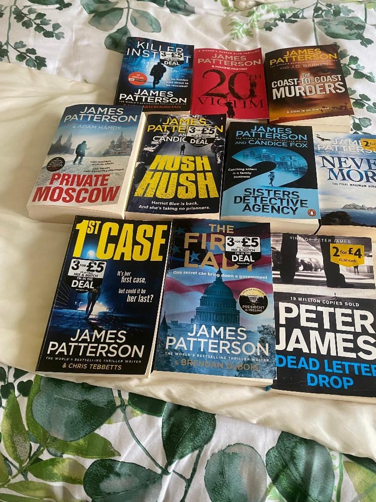 35 James Paterson Books