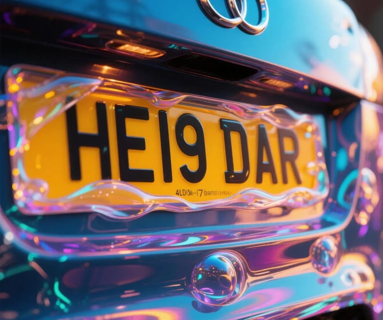 image for ASIAN PRIVATE NUMBER PLATE 