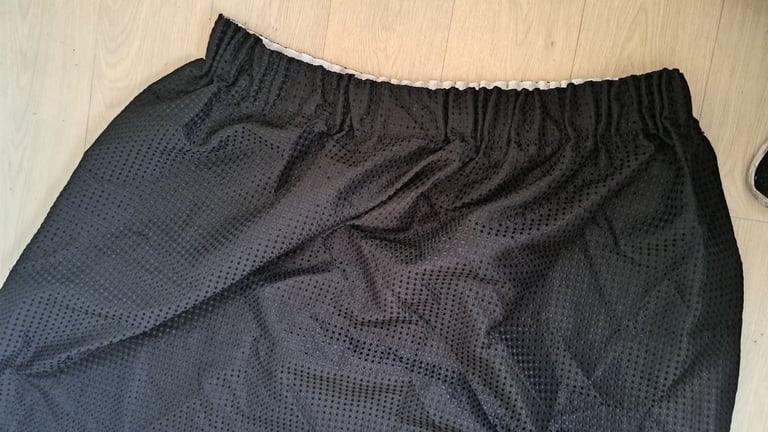 Black curtains 