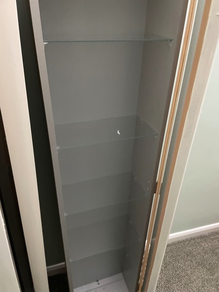 Wall hanging display cabinet
