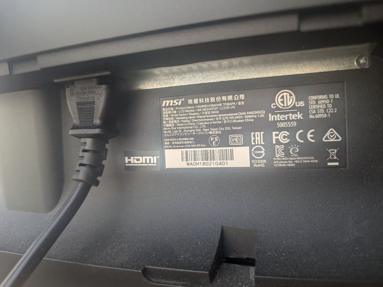 MSI Optix Curved LED Gaming Monitor 