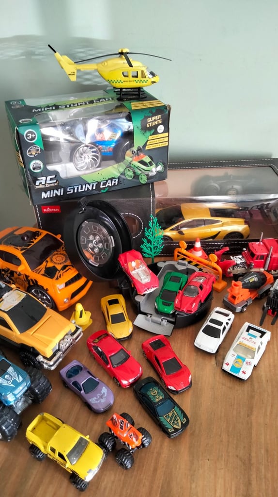image for Toy cars , remote control cars x2