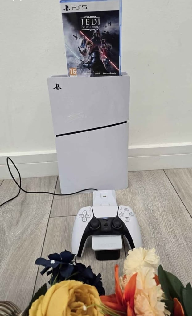 image for Ps5 slim disc with controller 