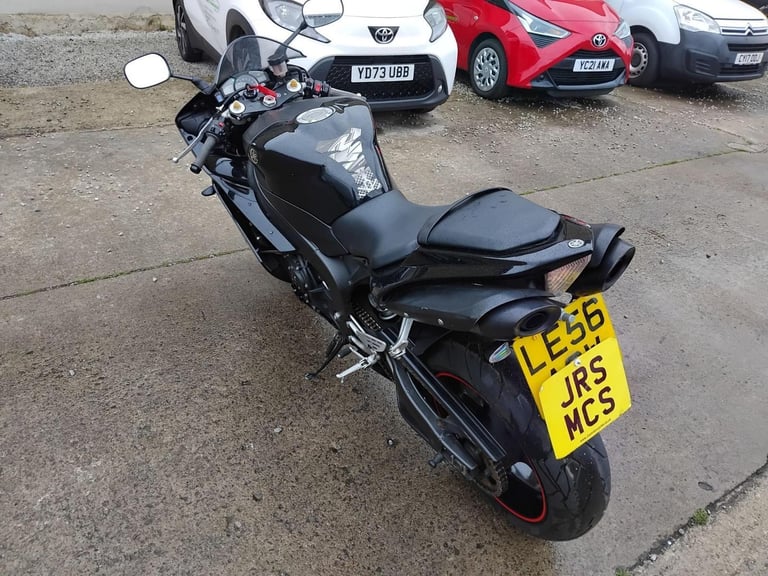 2007 56 YAMAHA YZF R1 07 4C8 SUPERBIKE 1000 BLACK NEW MOT HPI CLEAR YZFR1