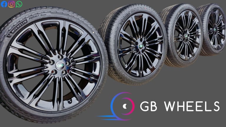 Genuine Range Rover 23" Style 1075 Alloy wheels Sport Vogue L460 L461 Black