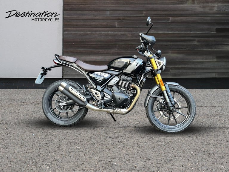 2024 Triumph Scrambler 400 X STANDARD COLOUR Petrol black 6 Speed