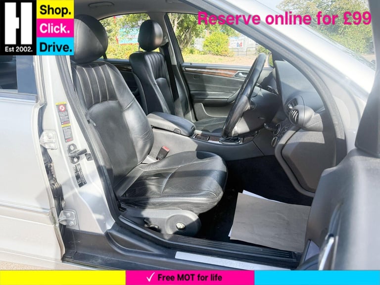  Mercedes-Benz C Class 1.8 C200 Kompressor Elegance SE 4dr Petrol Automatic
