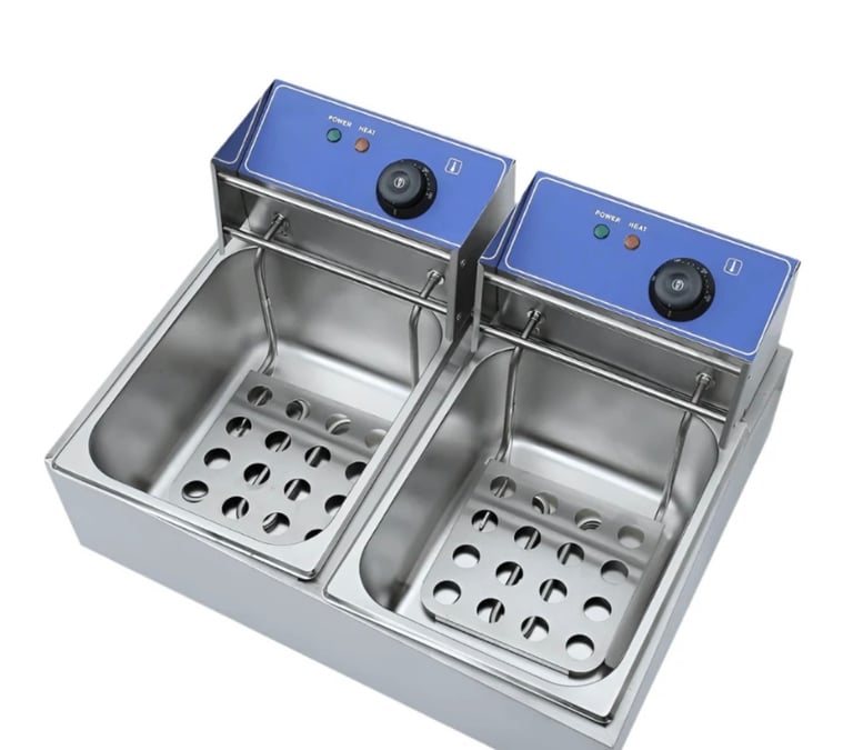 Commercial fryer top quality cafe shop restaurant takeaway 