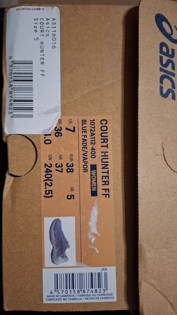 Asics Court Hunter FF – Women’s Indoor Court Shoes (UK 5 / EU 38)