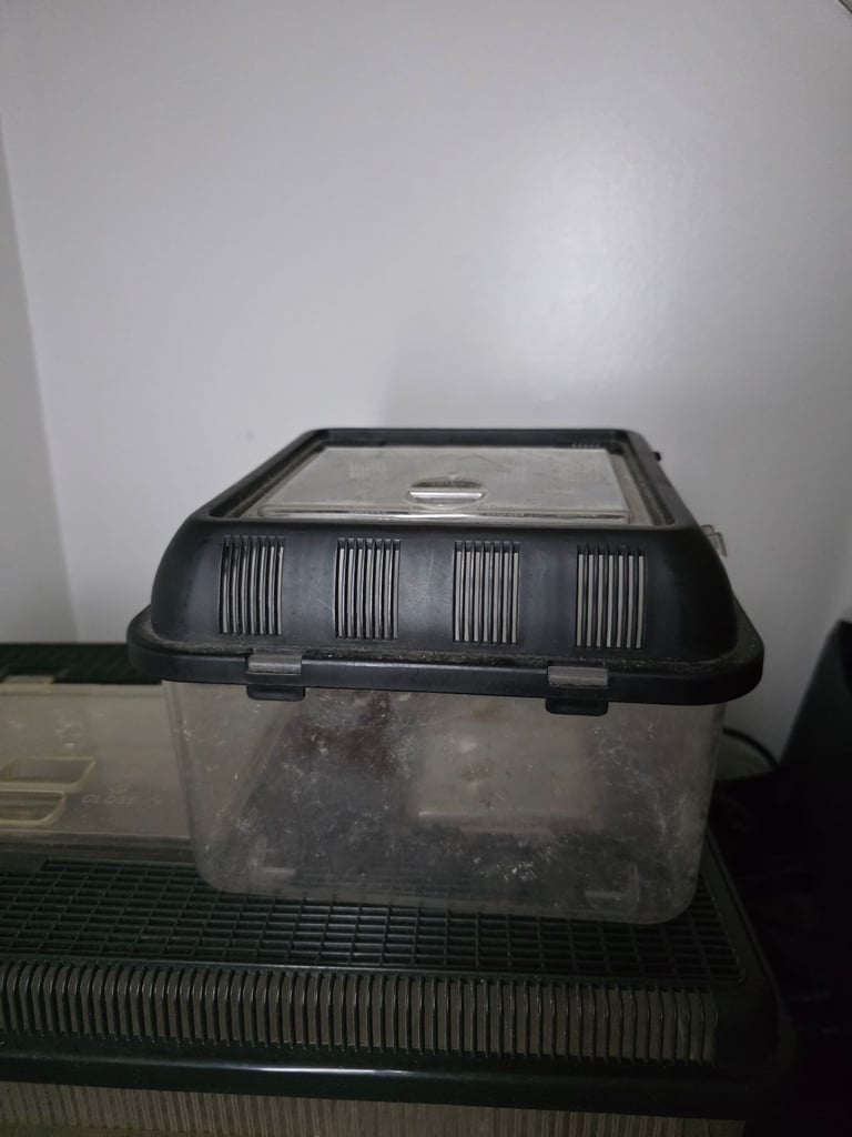 Black vivarium 3ft x 1ft x 1ft glass slidingdoors