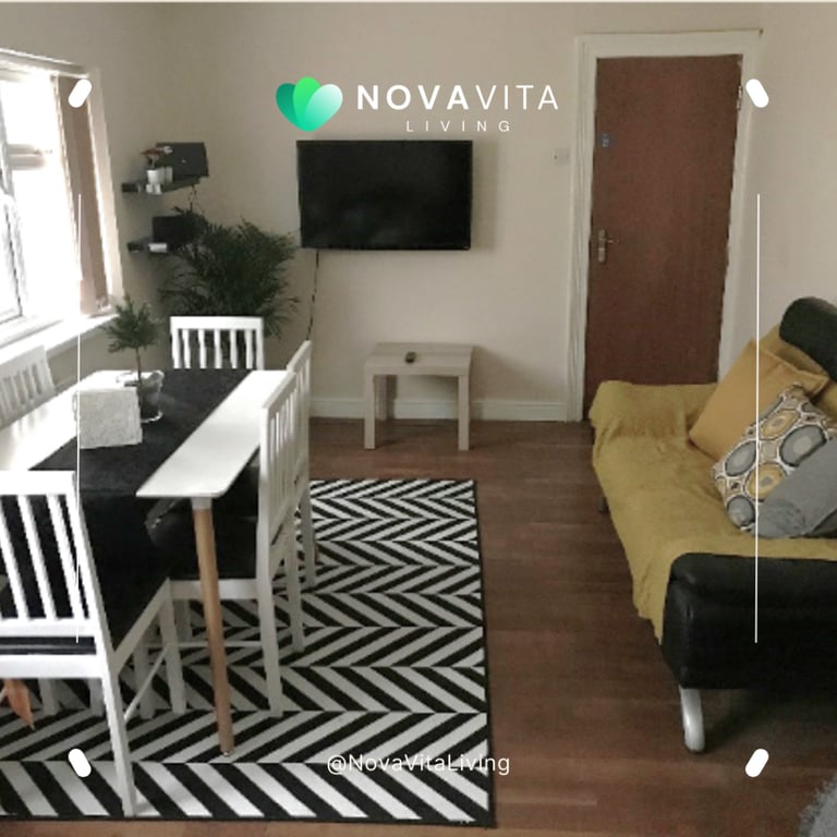4 Fully Furnished LARGE Rooms FREE Rent DSS DWP Accepted Supported Temporary Accommodation