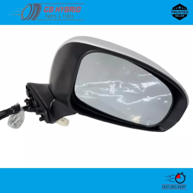 New Toyota Prius Plus 2011-2022 Driver Side Mirror White (Import Model)