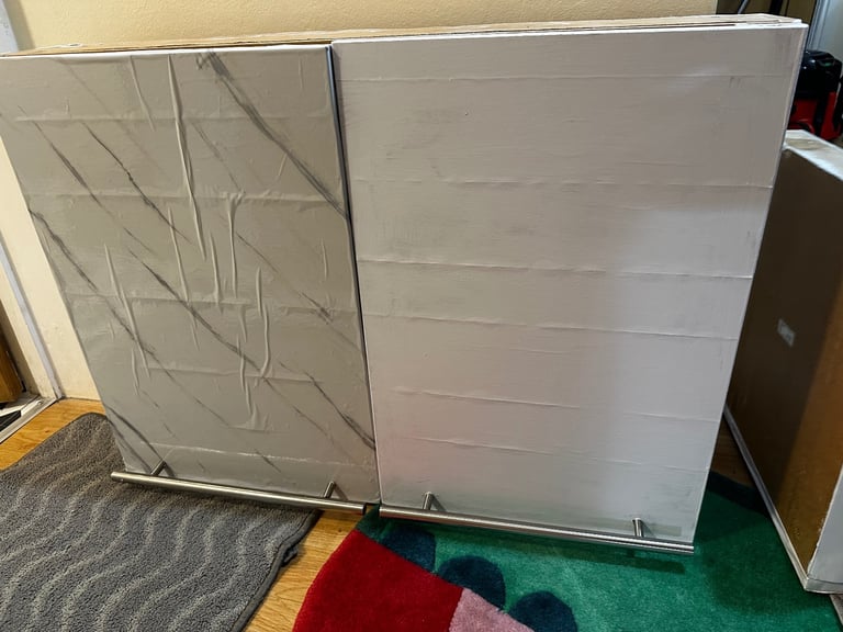 Bathroom cabinet and mirror with shelf