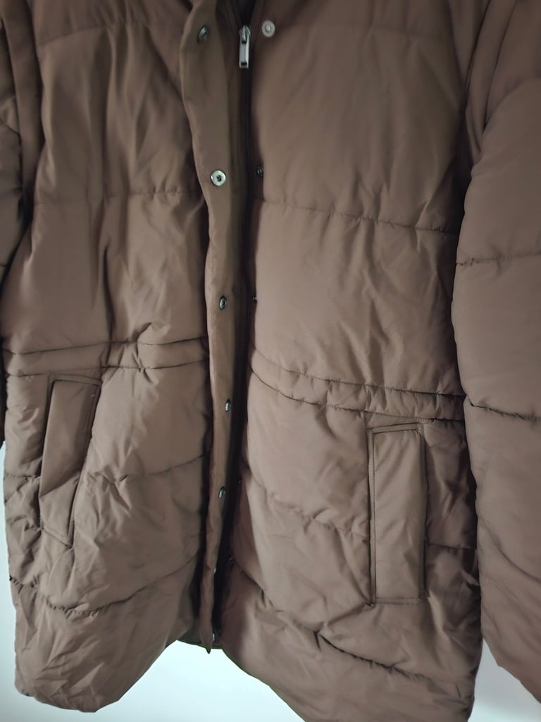 Women dark brown coat 2XL 