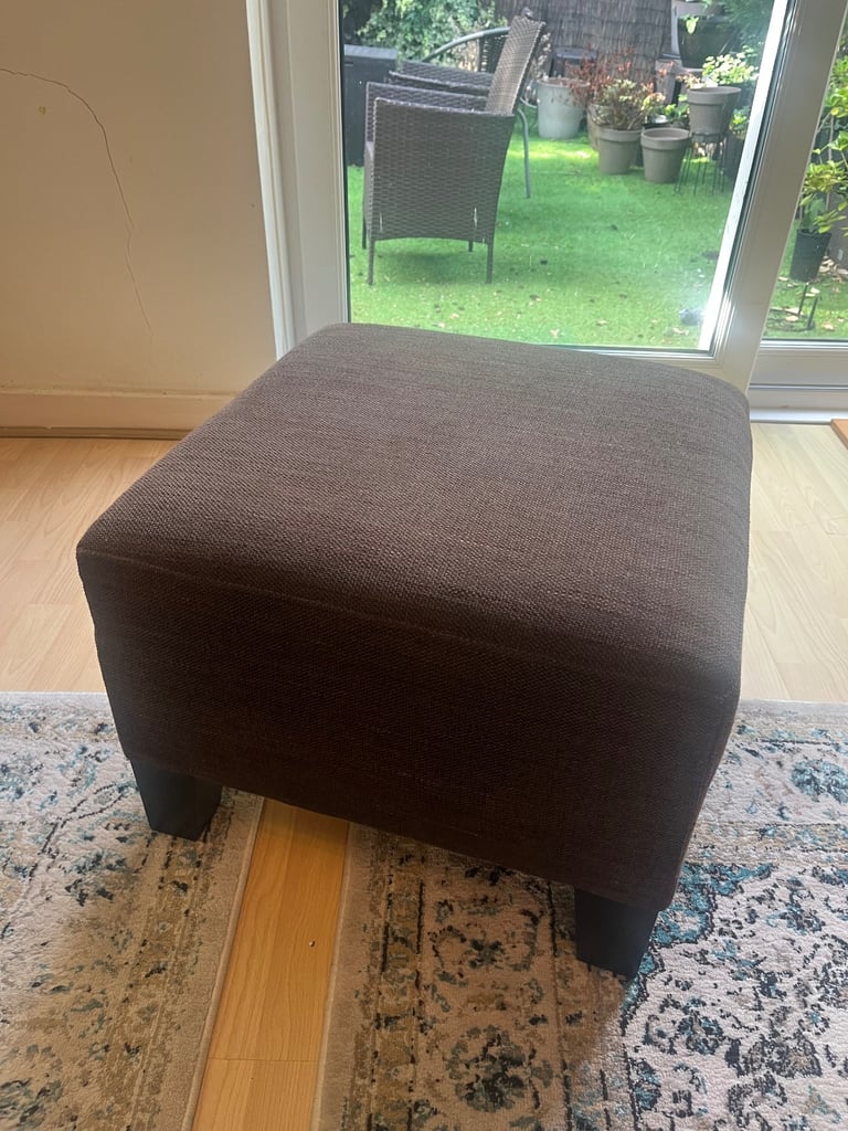 Brown Ottoman Footstool