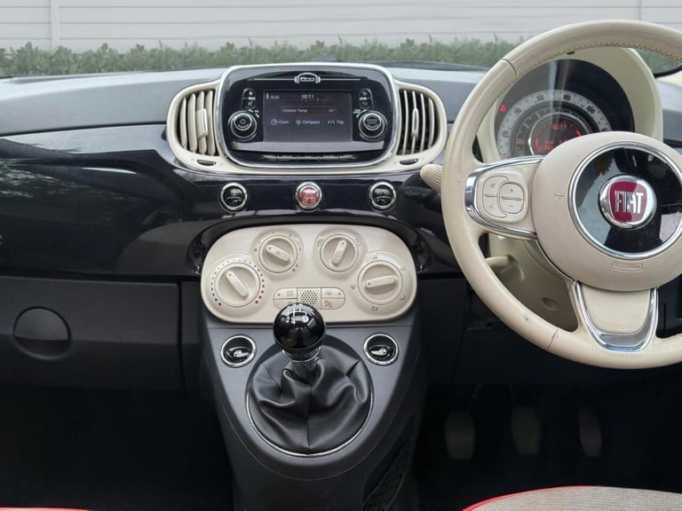 2015 Fiat 500 1.2 Lounge Euro 6 (s/s) 3dr HATCHBACK Petrol Manual