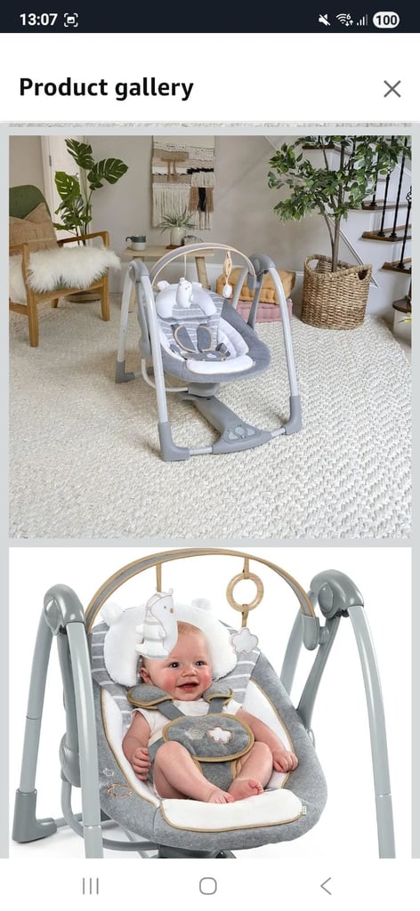 Ingenuity Swing 'n Go Portable Swing