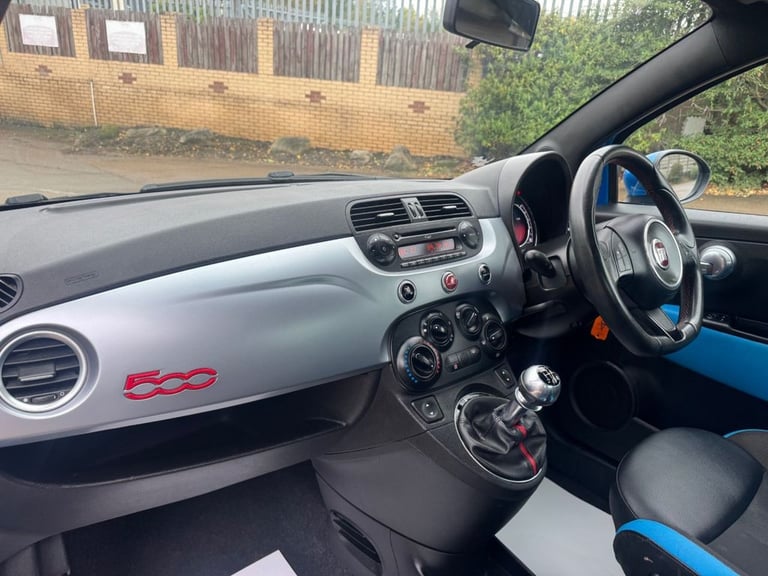 2014 64 FIAT 500 1.2 S 3 DOOR*12 MONTHS MOT*LOW ROAD TAX*2 OWNERS*HALF LEATHER