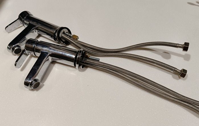 image for Basin mixer tap x 2 - chrome