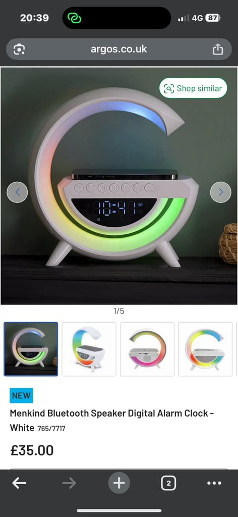 image for Wireless charger Bluetooth speaker