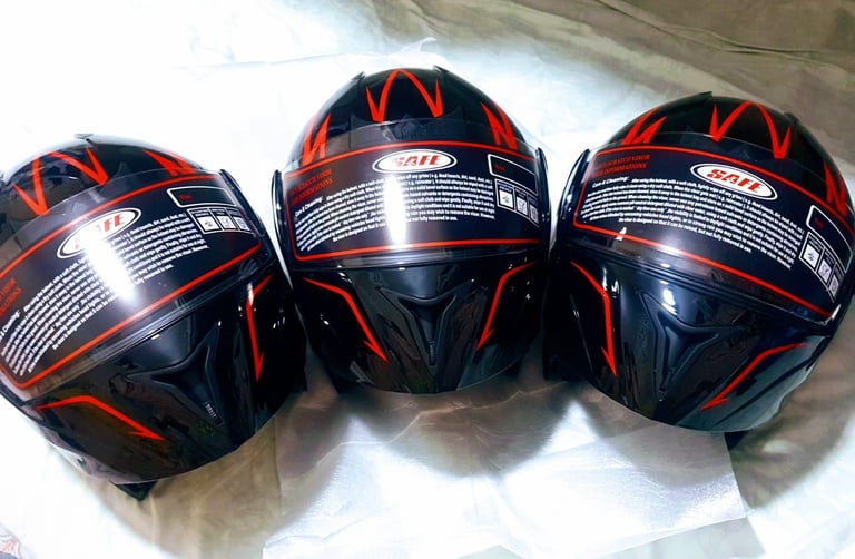 New Motorcycle Helmet Double Lens Cross Section Helmet ⛑️ size  ,M, L , XL