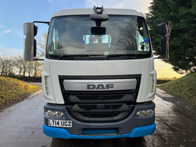 2014 14 DAF LF 250 Euro 6 18ft6 drop side Palfinger PK11001 crane & block grab 