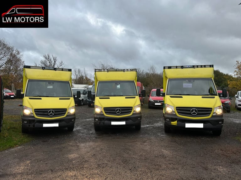 7X MERCEDES BENZ SPRINTER 519 CDI DIRECT EX AMBULANCE SERIVICS 2017 17 REG