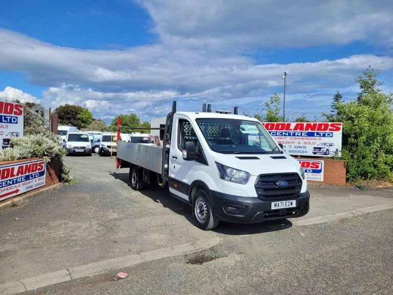 2021 ON 71 PLATE FORD TRANIT 350 LEADER XLWB L4HI DROPSIDE WITH TAIL LIFT ULEZ
