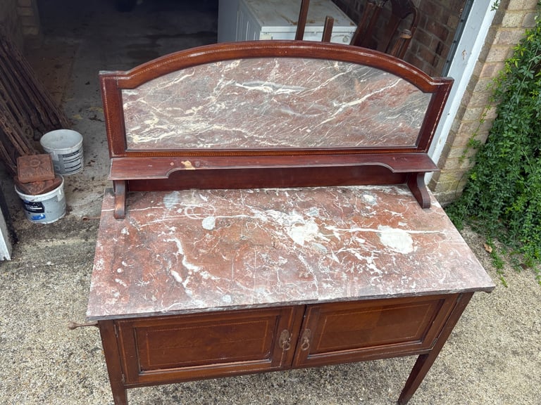 image for Marble top cabinet 