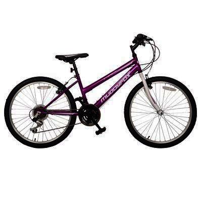 image for TO BE SERVICED (5610) 24" MUDDYFOX SYNERGY 18-speed Kids Steel Hybrid BIIKE Girls Boys BICYCLE