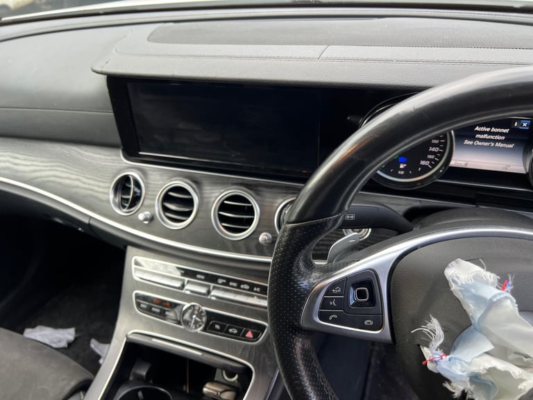 2018 MERCEDES BENZ E CLASS AMG LINE 2.0 DIESEL WHITE AUTO DAMAGED SALVAGE CAT N 