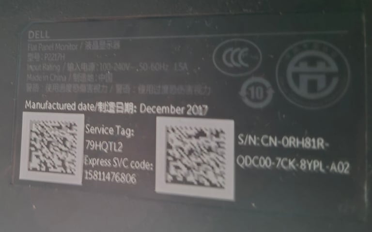 Dell P2317H 23" Full HD IPS LED Monitor 