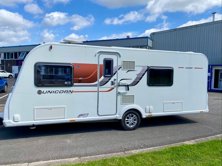 2015 Bailey Unicorn 3 Cadiz. 4 Berth. Single Axle Touring Caravan