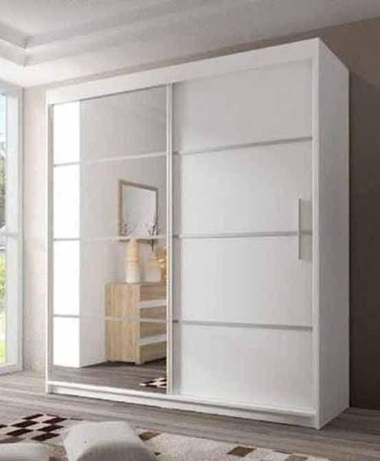 Modern Brand New 2 or 3 Doors Sliding Wardrobe with Mirrors in High Gloss or Matte Finish