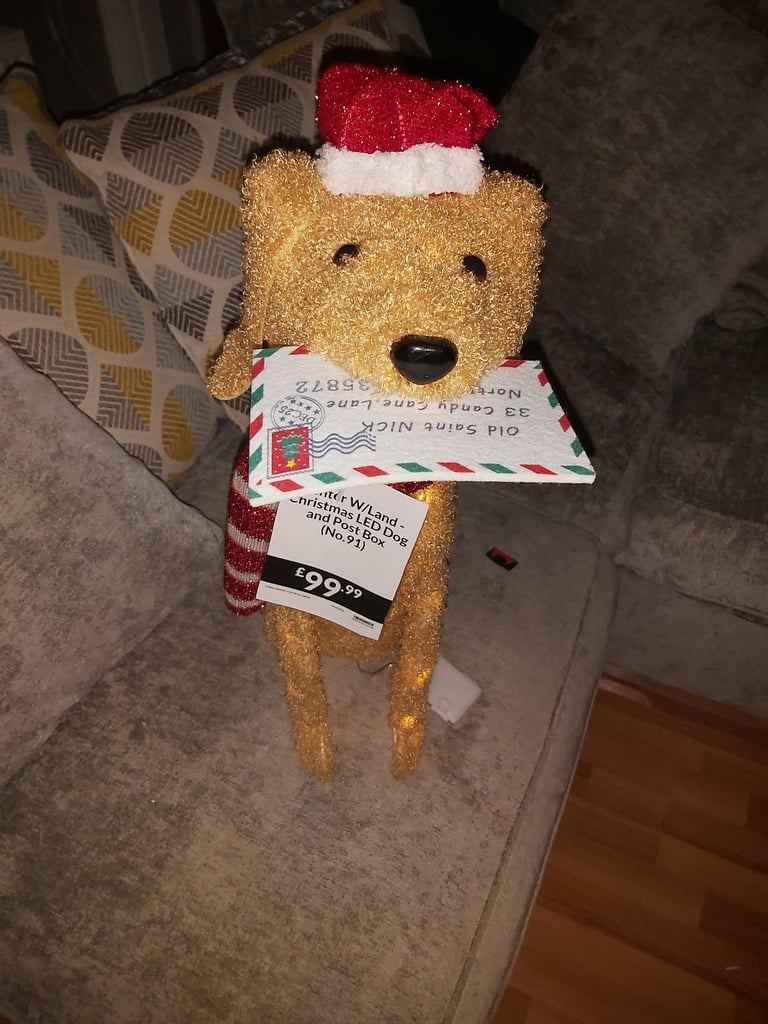 Light up Christmas dog 