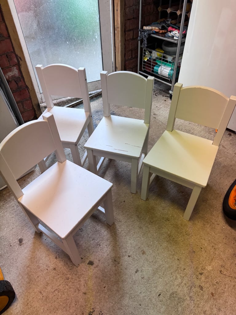 4 small IKEA children’s chairs 