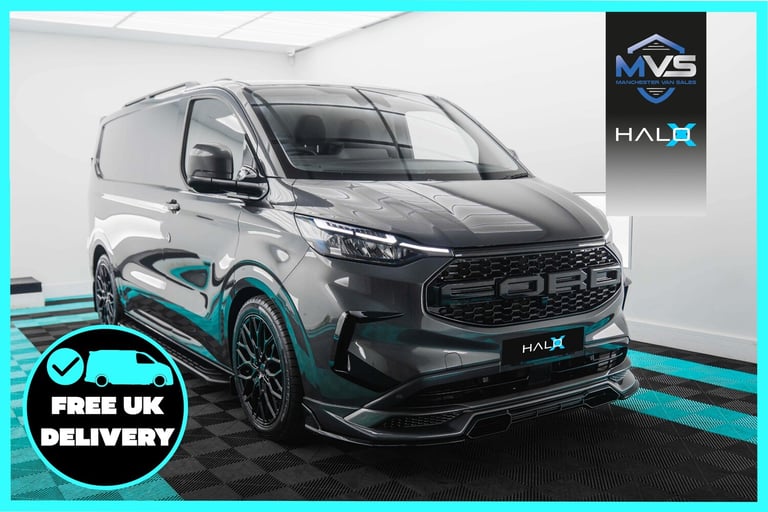 image for 2024 Ford Transit Custom 2.0 300 SWB HALO X 170BHP AUTO - 74 PLATE - ALLOYS - TOP SPEC PANEL VAN ...
